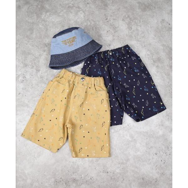 ディラッシュ　DILASH 恐竜 刺繍 5分丈 パンツ(110・120・130・140)子ども服　男の子　保育園　小学生　キッズ　ハーフパンツ　ズボン　半ズボン　DL25ES046 | DILASH | 04