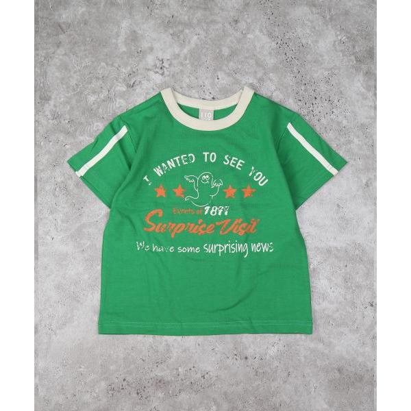 ディラッシュ　DILASH　おばけプリント　半袖　Tシャツ(110・120・130）子ども服　小学生　キッズ　男の子　男子　シンプル　オシャレ　ポップ　DL25ES102 | DILASH | 01