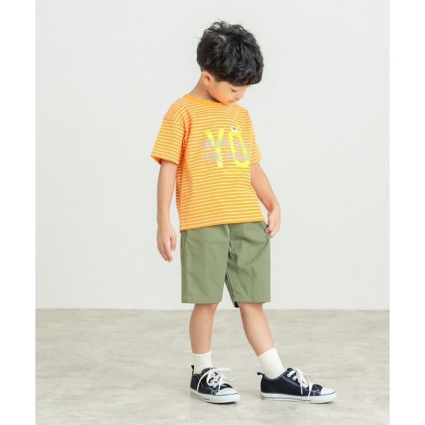 ディラッシュ　DILASH　ボーダー　半袖　Tシャツ(110・120・130・140）子ども服　小学生　キッズ　男の子　男子　シンプル　オシャレ　ポップ　DL25ES105 | DILASH | 01