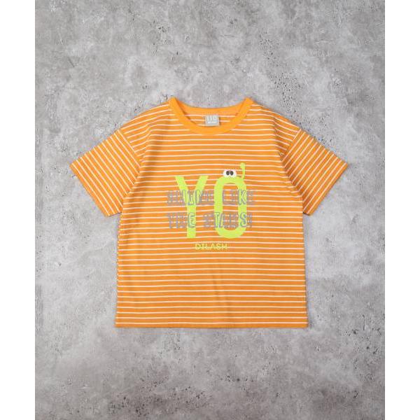 ディラッシュ　DILASH　ボーダー　半袖　Tシャツ(110・120・130・140）子ども服　小学生　キッズ　男の子　男子　シンプル　オシャレ　ポップ　DL25ES105 | DILASH | 04