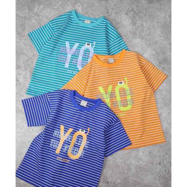 ディラッシュ　DILASH　ボーダー　半袖　Tシャツ(110・120・130・140）子ども服　小学生　キッズ　男の子　男子　シンプル　オシャレ　ポップ　DL25ES105 | DILASH | 06