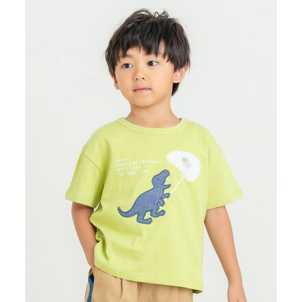 ディラッシュ　DILASH　恐竜　半袖　Tシャツ(110・120・130）子ども服　小学生　キッズ　男の子　男子　ティラノサウルス　オシャレ　ポップ　DL25ES110 | DILASH | 02