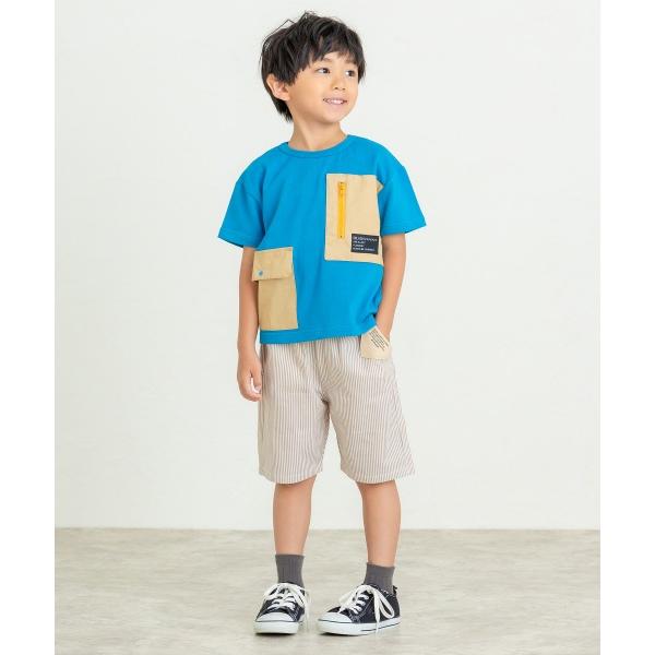 ディラッシュ　DILASH　ポケット付き　半袖　Tシャツ( 150cm ）子ども服　小学生　中学生　キッズ　ジュニア　男の子　シンプル　オシャレ　DL25ES114 | DILASH | 01