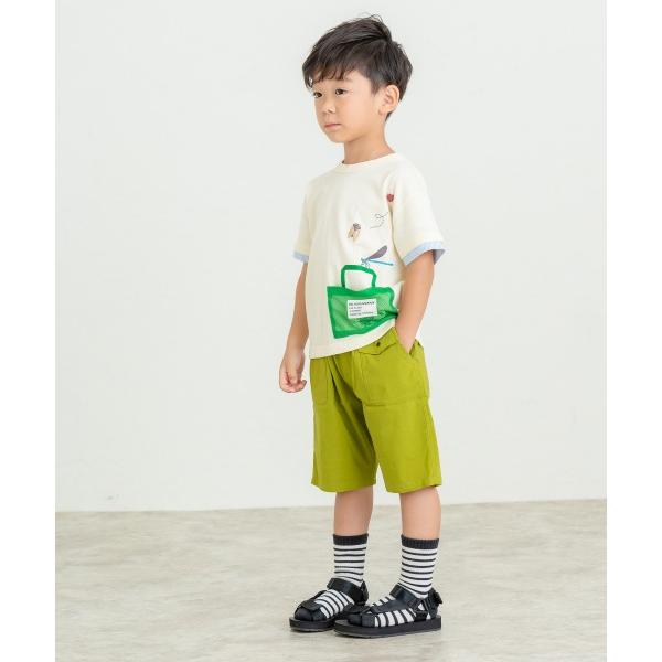 ディラッシュ　DILASH　ストレッチ　5分丈　パンツ(110・120・130・140）子ども服　幼児　小学生　キッズ　ハーフパンツ　ズボン　半ズボン　ポケット付き | DILASH | 01