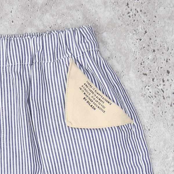 ディラッシュ　DILASH　ストライプ　5分丈　パンツ( 110・120・130・140 ）子ども服　小学生　キッズ　男の子　ズボン　半ズボン　ハーフパンツ　ポケット付 | DILASH | 06