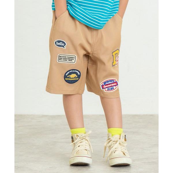 ディラッシュ　DILASH　カラーデニムワッペン　5分丈　パンツ(110・120・130・140）子ども服　ハーフパンツ　ズボン　半ズボン　ポケット付き　綿100% | DILASH | 02