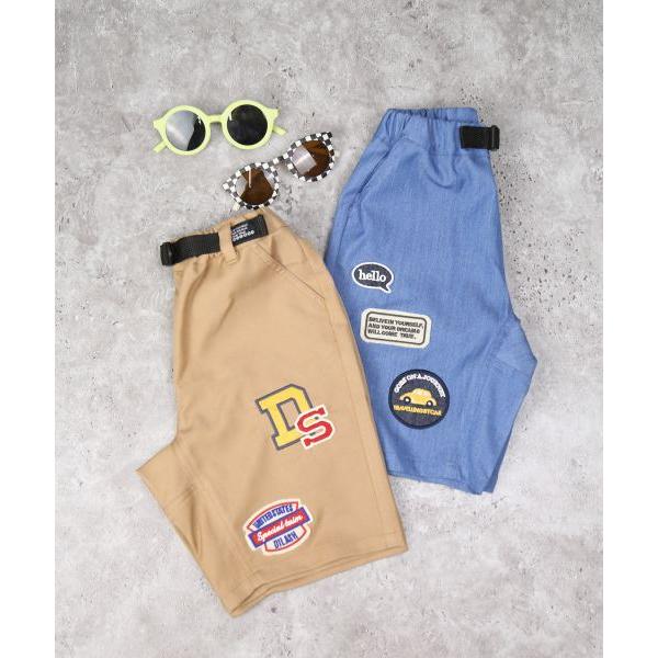 ディラッシュ　DILASH　カラーデニムワッペン　5分丈　パンツ(110・120・130・140）子ども服　ハーフパンツ　ズボン　半ズボン　ポケット付き　綿100% | DILASH | 08