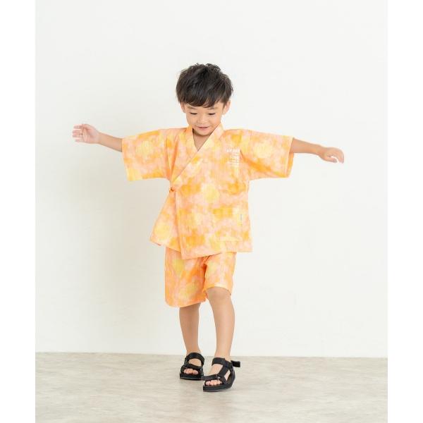 ●50％OFFセール●ディラッシュ　DILASH　タイダイ柄　甚平 （  110　120　130　140  ）子ども服　小学生　キッズ　男の子　お祭り　アウトレット　セール | DILASH | 01