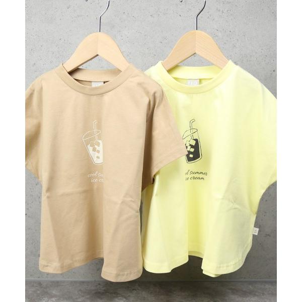 ディラッシュ　DILASH　フレンチスリーブ　Tシャツ 半袖 (110・120・130・140） キッズ　ジュニア　小学生　男の子　綿100　ベージュ　イエロー　DL25MS001 | DILASH | 07
