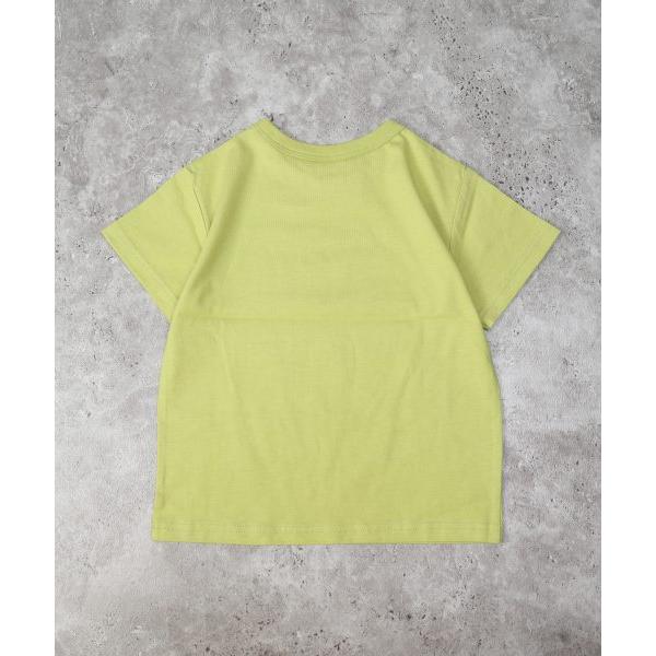 ディラッシュ　DILASH　恐竜 半袖Tシャツ  (110・120・130・140) 子ども服　キッズ　小学生　男の子　綿100　DL25MS015　サックスブルー　黄緑色 | DILASH | 02