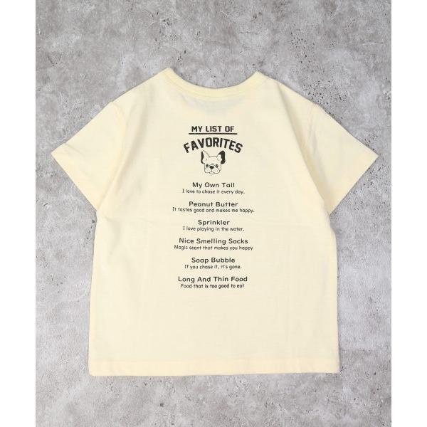 ディラッシュ　DILASH　フライドポテトプリント 半袖Tシャツ  (90・100・110・120・130・140) 子ども服　キッズ　小学生　男の子　綿100　キナリ　グリーン | DILASH | 06