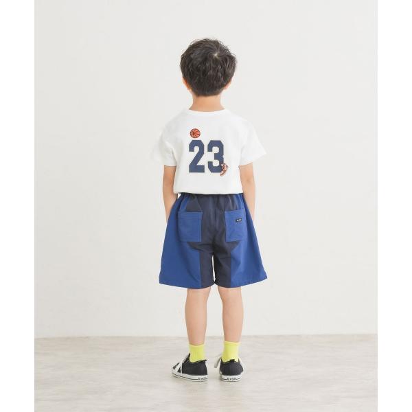 ディラッシュ　DILASH　バスケ　プリント バックナンバー 半袖Tシャツ  (110・120・130・140) 子ども服　キッズ　小学生　男の子　綿100 バスケット | DILASH | 03