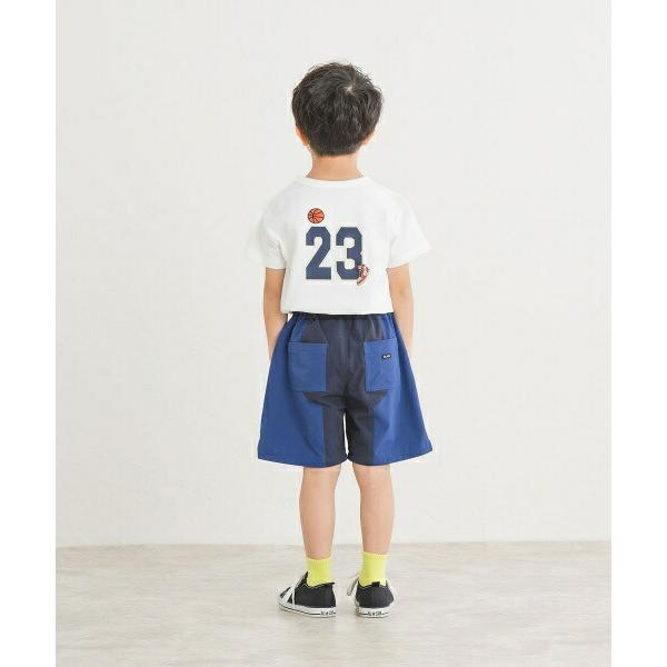 ディラッシュ　DILASH　バスケ　プリント バックナンバー 半袖Tシャツ  (110・120・130・140) 子ども服　キッズ　小学生　男の子　綿100 バスケット | DILASH | 03