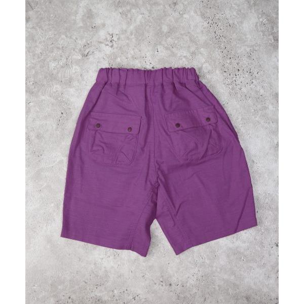 ディラッシュ　DILASH　ベルト付き　パンツ　ハーフパンツ (110・120・130・140） ズボン　キッズ　男の子　ベージュ　チャコールグレー　パープル　DL25MS028 | DILASH | 04