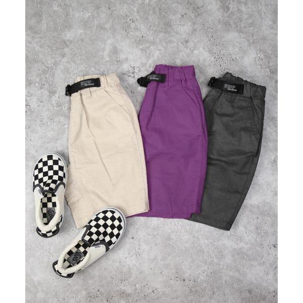 ディラッシュ　DILASH　ベルト付き　パンツ　ハーフパンツ (110・120・130・140） ズボン　キッズ　男の子　ベージュ　チャコールグレー　パープル　DL25MS028 | DILASH | 06