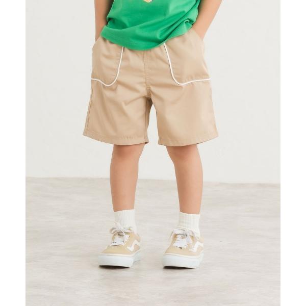 ディラッシュ　DILASH　TCツイル　パンツ　ハーフパンツ (110・120・130・140） ズボン　キッズ　小学生　男の子　ターコイズブルー　ブルー　ベージュ | DILASH | 01