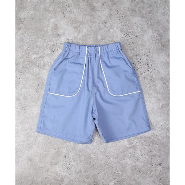 ●50％OFFセール●ディラッシュ　DILASH　TCツイル　パンツ　ハーフパンツ (150・160） ズボン　ジュニア　小学生　中学生　男の子　ターコイズブルー　ブルー　 | DILASH | 04