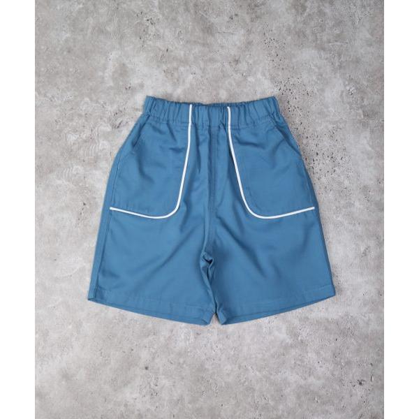 ●50％OFFセール●ディラッシュ　DILASH　TCツイル　パンツ　ハーフパンツ (150・160） ズボン　ジュニア　小学生　中学生　男の子　ターコイズブルー　ブルー　 | DILASH | 06