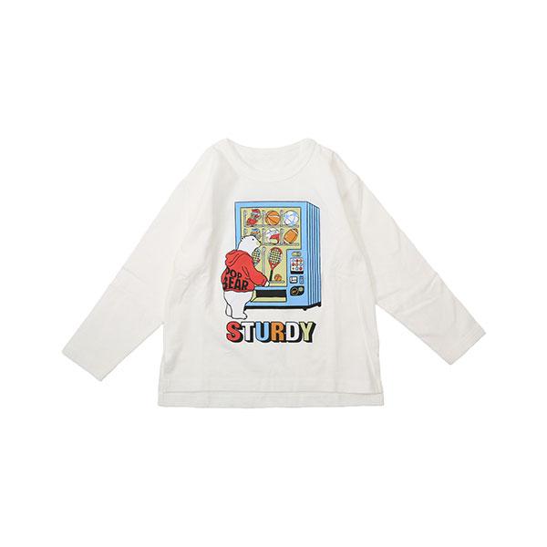 ●50％OFFセール●ディラッシュ　DILASH　シロクマ スポーツ プリント 長袖Tシャツ ロンT(90・100・110・120)男の子  長袖  通園 通学 | DILASH | 01