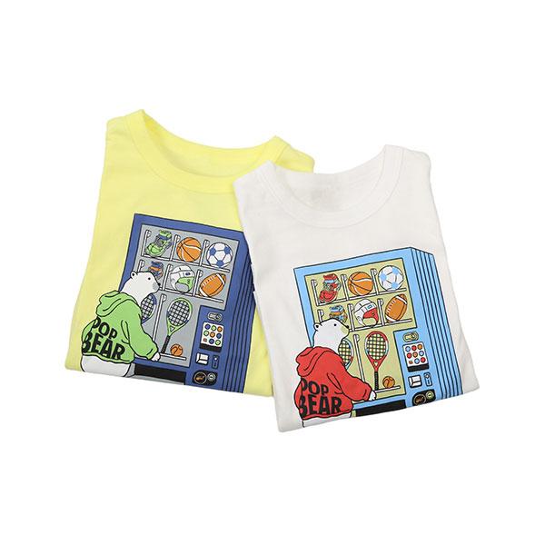 ●50％OFFセール●ディラッシュ　DILASH　シロクマ スポーツ プリント 長袖Tシャツ ロンT(90・100・110・120)男の子  長袖  通園 通学 | DILASH | 04