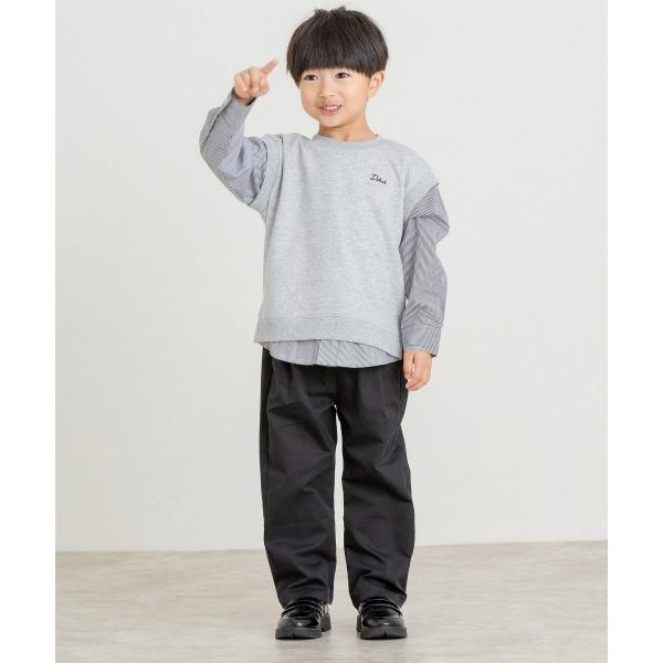 ●50％OFFセール●ディラッシュ　DILASH フェイクレイヤードトレーナー(90・100・110・120)男の子　キッズ　重ね着風 | DILASH | 01