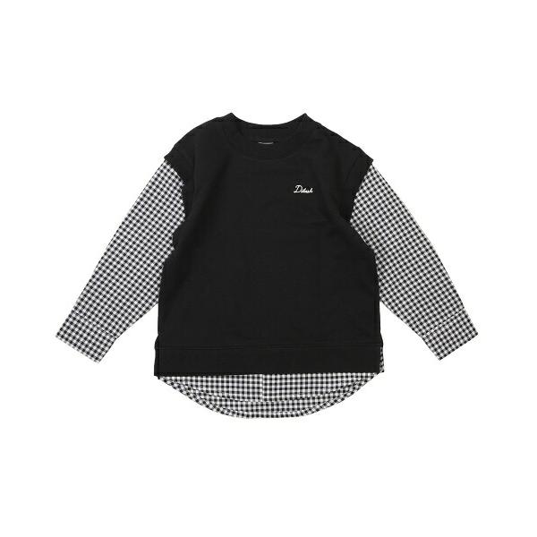 ●50％OFFセール●ディラッシュ　DILASH フェイクレイヤードトレーナー(90・100・110・120)男の子　キッズ　重ね着風 | DILASH | 04