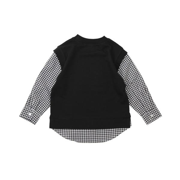 ●50％OFFセール●ディラッシュ　DILASH フェイクレイヤードトレーナー(90・100・110・120)男の子　キッズ　重ね着風 | DILASH | 05