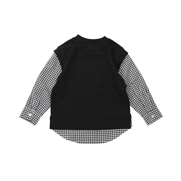 ●50％OFFセール●ディラッシュ　DILASH フェイクレイヤードトレーナー(90・100・110・120)男の子　キッズ　重ね着風 | DILASH | 05