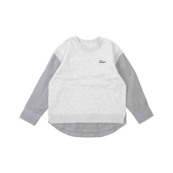 ●50％OFFセール●ディラッシュ　DILASH フェイクレイヤードトレーナー(90・100・110・120)男の子　キッズ　重ね着風 | DILASH | 07
