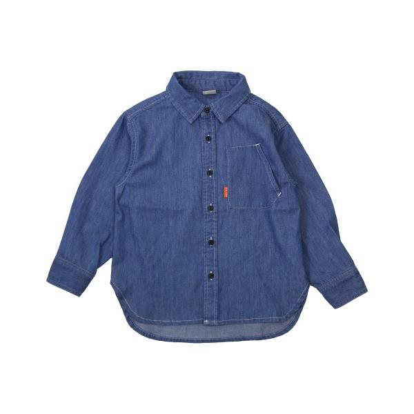 ●50％OFFセール●ディラッシュ　DILASH シャツ(110・120・130・140)男の子　キッズ　襟付き　前ボタン　ポケット付き　シンプル | DILASH | 01