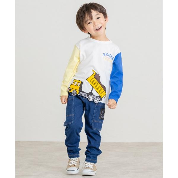 ●50％OFFセール●ディラッシュ　DILASH 　カットソーデニムパンツ(90・100・110・120・130・140)　男の子　　　長ズボン　カジュアル | DILASH | 01