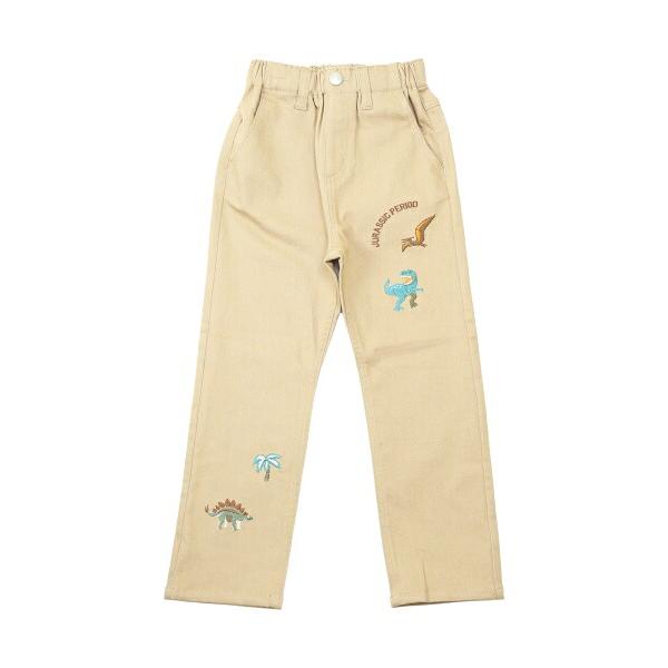 ●50％OFFセール●ディラッシュ　DILASH 　恐竜刺繍パンツ(90・100・110・120)　男の子　長ズボン　プテラノドン　トリケラトプス　ティラノサウルス | DILASH | 04
