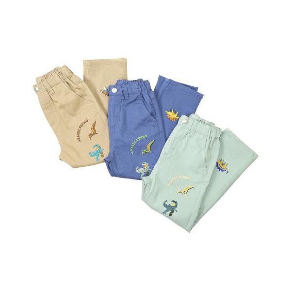 ●50％OFFセール●ディラッシュ　DILASH 　恐竜刺繍パンツ(90・100・110・120)　男の子　長ズボン　プテラノドン　トリケラトプス　ティラノサウルス | DILASH | 07