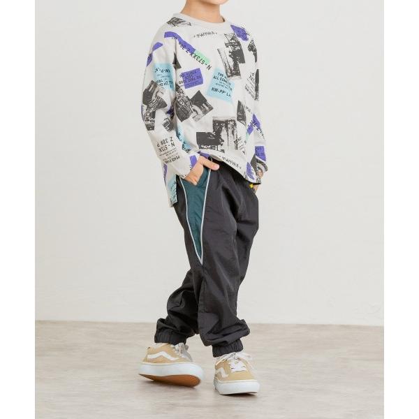 ●50％OFFセール●ディラッシュ　DILASH　配色  ナイロン スポーティパンツ シャカパン (150・160)男の子 女の子 キッズ 長ズボン カジュアル | DILASH | 02