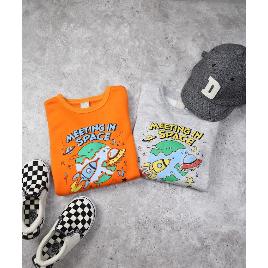 ●50％OFFセール●  ディラッシュ DILASH ロケットプリントトレーナー（裏毛） ( 90 100 110 120 ) 長袖 男の子 女の子 キッズ ジュニア アウトレット | DILASH | 04