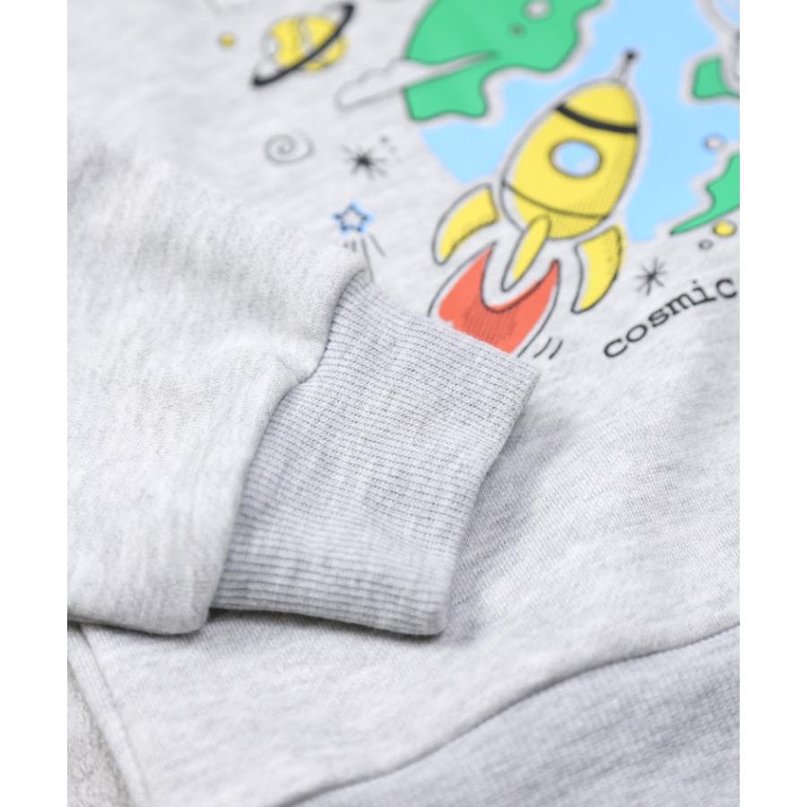 ●50％OFFセール●  ディラッシュ DILASH ロケットプリントトレーナー（裏毛） ( 90 100 110 120 ) 長袖 男の子 女の子 キッズ ジュニア アウトレット | DILASH | 05