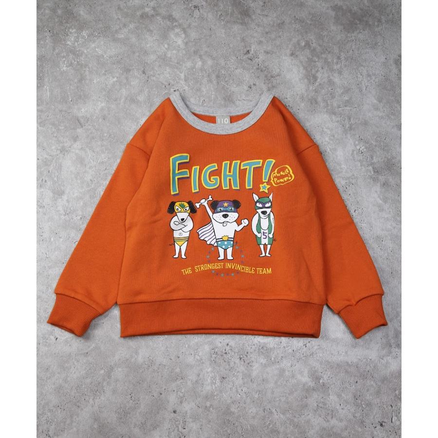●50％OFFセール●  ディラッシュ DILASH ヒーロー犬プリントトレーナー（裏毛） ( 90 100 110 120 ) 長袖 男の子 女の子 キッズ ジュニア アウトレット | DILASH | 02