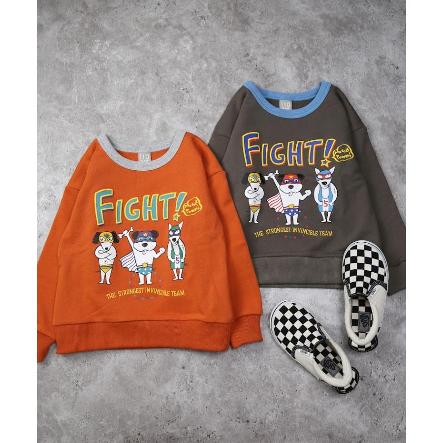●50％OFFセール●  ディラッシュ DILASH ヒーロー犬プリントトレーナー（裏毛） ( 90 100 110 120 ) 長袖 男の子 女の子 キッズ ジュニア アウトレット | DILASH | 04