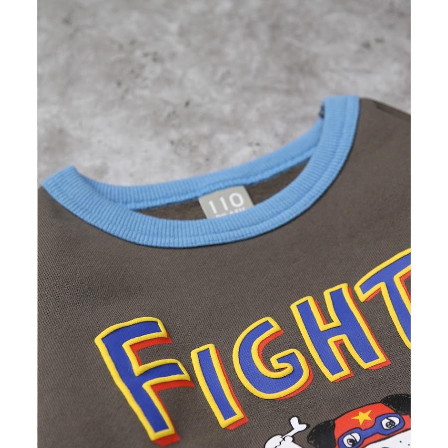 ●50％OFFセール●  ディラッシュ DILASH ヒーロー犬プリントトレーナー（裏毛） ( 90 100 110 120 ) 長袖 男の子 女の子 キッズ ジュニア アウトレット | DILASH | 05