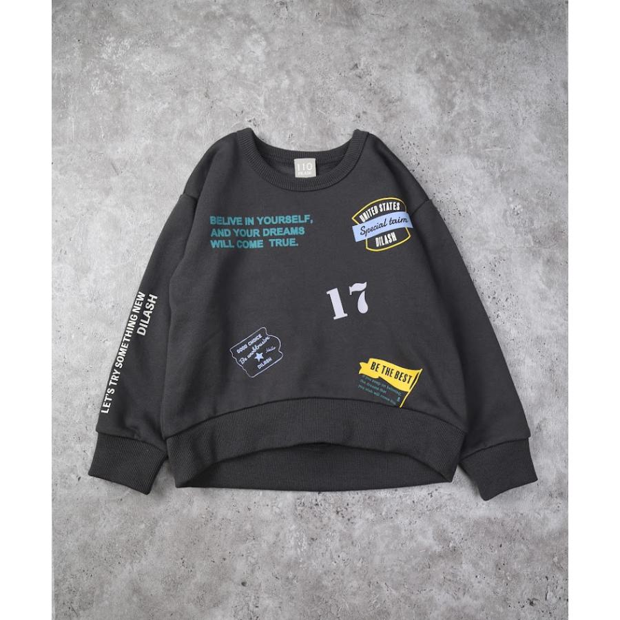 ●50％OFFセール●  ディラッシュ DILASH 裏毛トレーナー ( 90 100 110 120 130 140 ) 長袖 男の子 女の子 キッズ ジュニア アウトレット | DILASH | 01