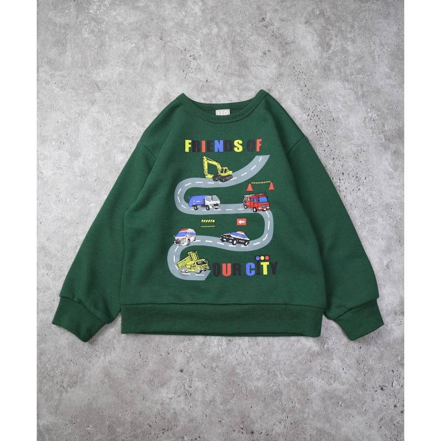 ●50％OFFセール●  ディラッシュ DILASH はたらく車トレーナー ( 90 100 110 120 ) 長袖 男の子 女の子 キッズ ジュニア アウトレット | DILASH | 01