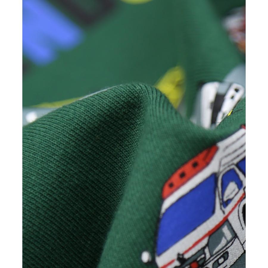 ●50％OFFセール●  ディラッシュ DILASH はたらく車トレーナー ( 90 100 110 120 ) 長袖 男の子 女の子 キッズ ジュニア アウトレット | DILASH | 07