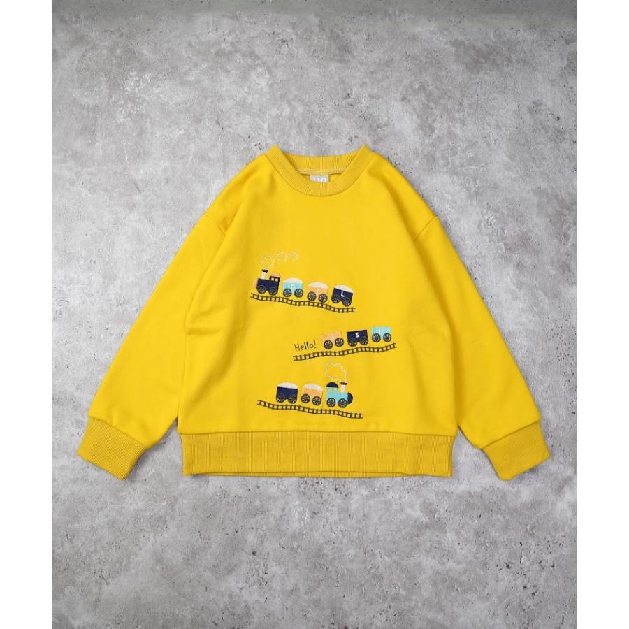 ●50％OFFセール●  ディラッシュ DILASH Hello！トレインプリントトレーナー ( 90 100 110 120 ) 長袖 男の子 女の子 キッズ ジュニア アウトレット | DILASH | 02