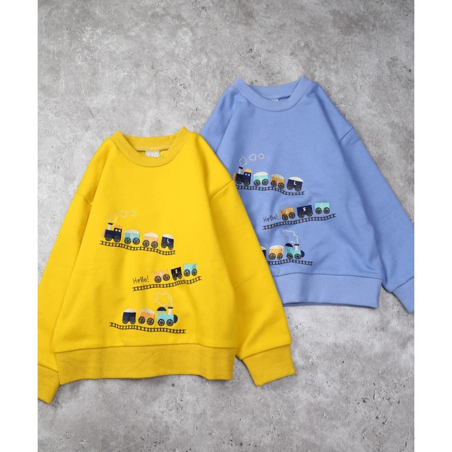 ●50％OFFセール●  ディラッシュ DILASH Hello！トレインプリントトレーナー ( 90 100 110 120 ) 長袖 男の子 女の子 キッズ ジュニア アウトレット | DILASH | 04