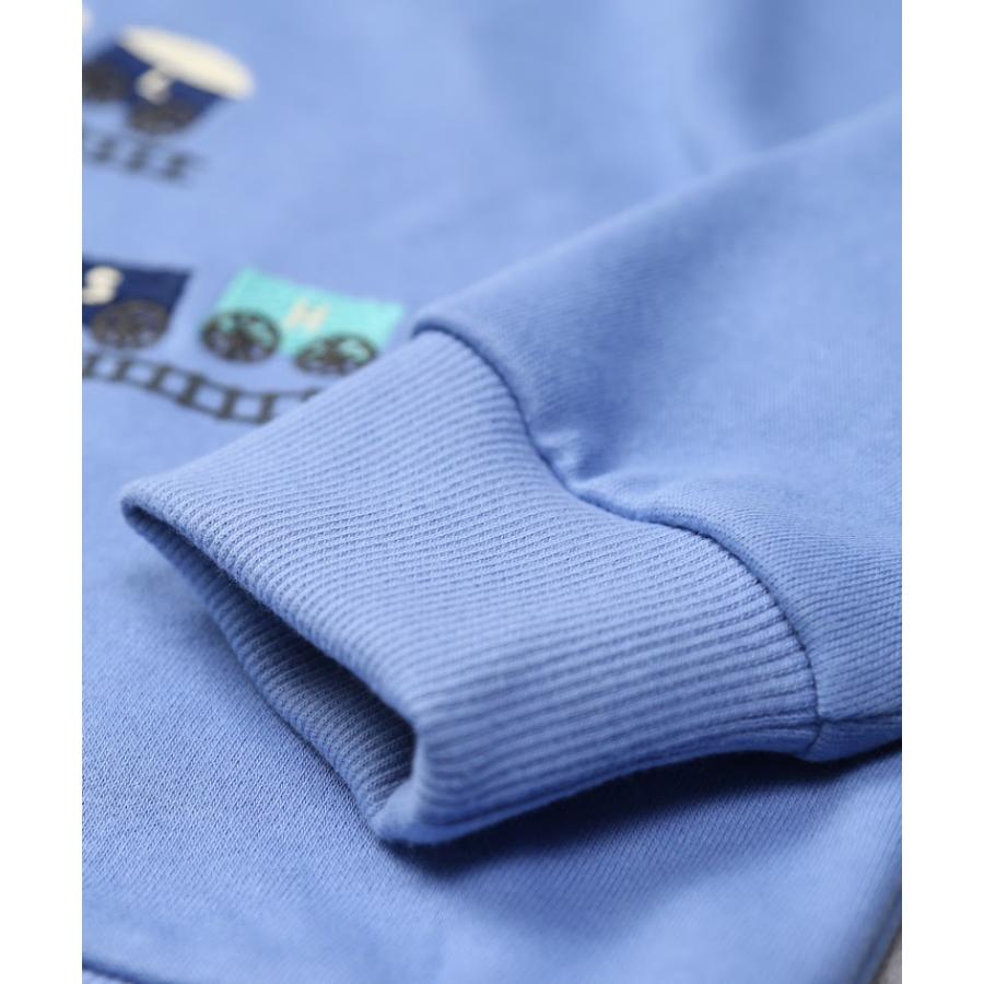 ●50％OFFセール●  ディラッシュ DILASH Hello！トレインプリントトレーナー ( 90 100 110 120 ) 長袖 男の子 女の子 キッズ ジュニア アウトレット | DILASH | 05