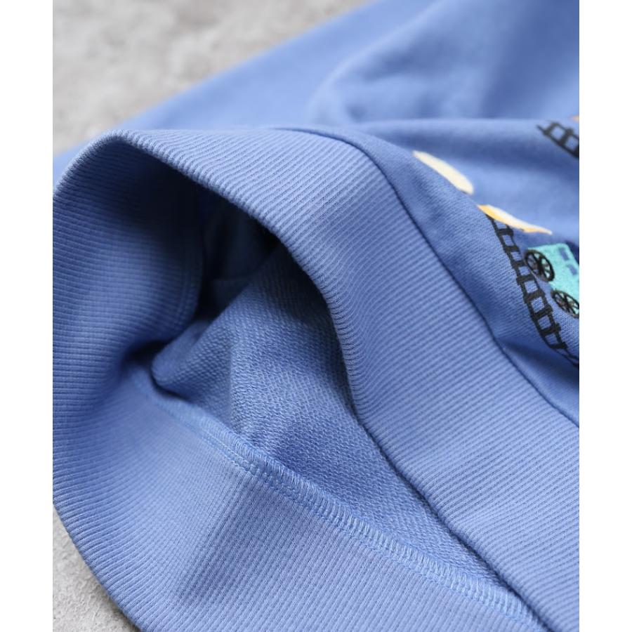 ●50％OFFセール●  ディラッシュ DILASH Hello！トレインプリントトレーナー ( 90 100 110 120 ) 長袖 男の子 女の子 キッズ ジュニア アウトレット | DILASH | 07