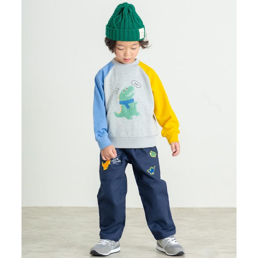 ●50％OFFセール●  ディラッシュ DILASH 恐竜刺繍パンツ ( 90 100 110 120 ) パンツ 長ズボン 男の子 女の子 キッズ ジュニア アウトレット | DILASH | 11