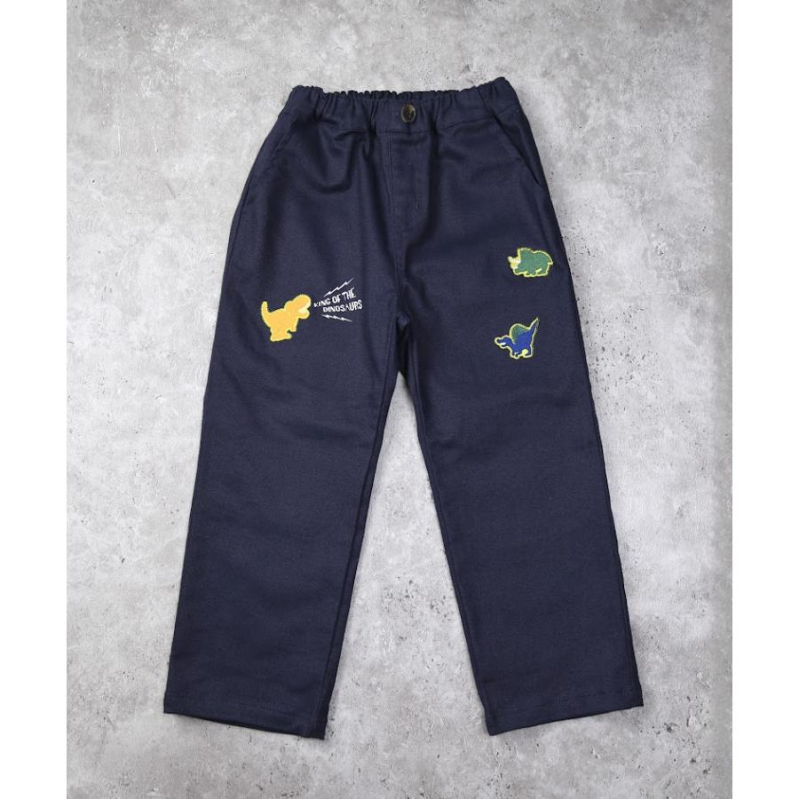 ●50％OFFセール●  ディラッシュ DILASH 恐竜刺繍パンツ ( 90 100 110 120 ) パンツ 長ズボン 男の子 女の子 キッズ ジュニア アウトレット | DILASH | 02