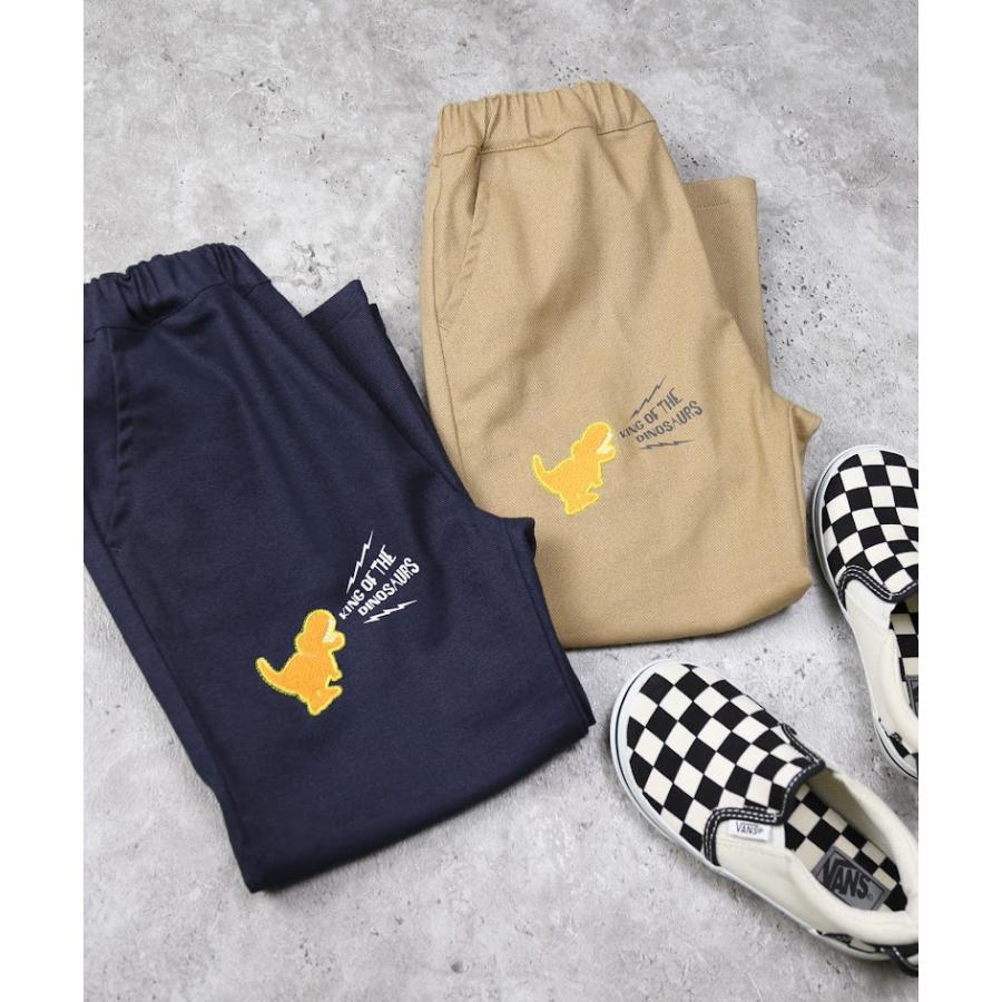●50％OFFセール●  ディラッシュ DILASH 恐竜刺繍パンツ ( 90 100 110 120 ) パンツ 長ズボン 男の子 女の子 キッズ ジュニア アウトレット | DILASH | 05