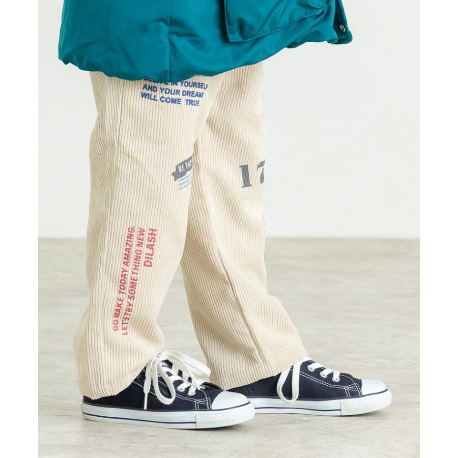 ●50％OFFセール●  ディラッシュ DILASH 太コーデュロイプリントパンツ ( 90 100 110 120 130 140 ) パンツ 長ズボン 男の子 女の子 アウトレット | DILASH | 10